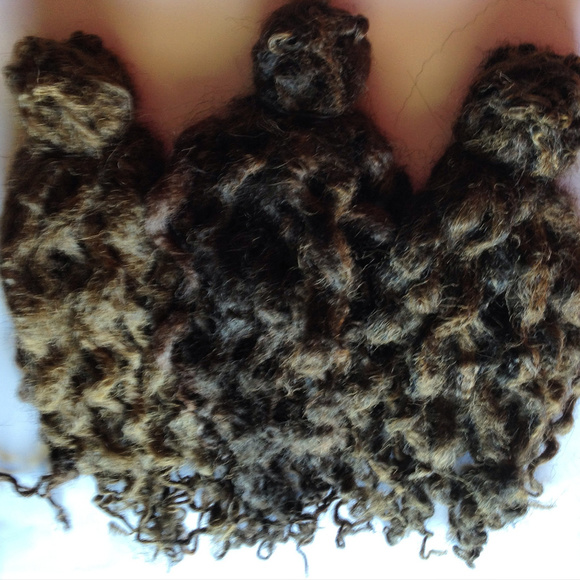 60 Brown Thick Wavy Curly Dreads Hair Extensions